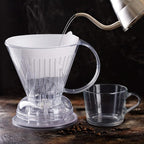 Clever Coffee Dripper and Filters, Large 18 oz (Clear)| Barista's Choice | Safe BPA Free Plastic | Includes 100 Filters