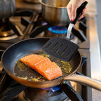 Silicone Wide Spatula, Slotted Turner for Cooking or Baking, Large Pancake Spatula for Egg, Fish, Steak, Flipping and Wok Use, Dishwasher Safe