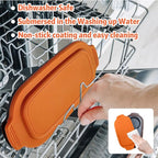 Microwave Egg Cooker - Egg Cooker Microwave, Multi-use Microwave Egg, Cooker & Poacher for Breakfast Sandwiches, Save Time,Portable,Microwave Egg Fryer for Home,Travel,Gifts(Orange)