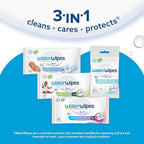 WaterWipes Sensitive+ Newborn & Baby Wipes, 3-In-1 Cleans, Cares, Protects, 99.9% Water, Unscented & Hypoallergenic, 60 Count
