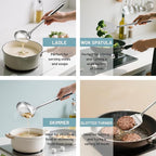 Pleafind Stainless Steel Cooking Utensils Set, 13 Pcs Heat Resistant Kitchen Utensils Set, Nonstick Kitchen Tools Set With Utensil Holder, Metal Spatula Set for Chef, Dishwasher Safe
