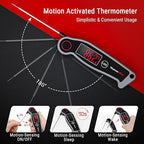 ThermoPro TP19 Waterproof Digital Meat Thermometer for Grilling with Ambidextrous Backlit & Thermocouple Instant Read Kitchen Cooking Food Thermometer for Candy Water Oil BBQ Grill Smoker