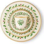 Lenox 146590600 Holiday 5-Piece Place Setting, Christmas Drinkware Set, Hosting