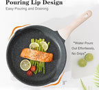 Kordisen Nonstick Frying Pan Skillet, 8 Inch Small Egg Omelet Pan, Healthy and Non Toxic, Induction Compatible, PFOA Free
