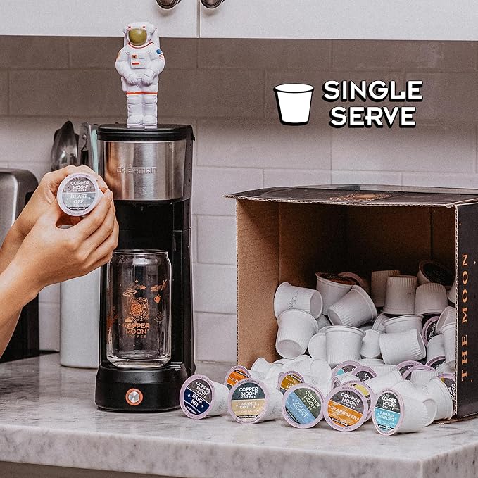 Copper Moon Single Serve Coffee Pods for Keurig K-Cup Brewers, Strong Roast, Blast Off Blend, 36 Count