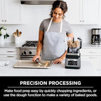 Ninja BN801 Professional Plus Kitchen System, 1400 WP, 5 Functions for Smoothies, Chopping, Dough & More with Auto IQ, 72-oz.* Blender Pitcher, 64-oz. Processor Bowl, (2) 24-oz. To-Go Cups, Grey