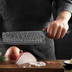 7 inch Nakiri Knife, Sharp Kitchen Knife Professional Asian Chef Knife in 67-Layer Japanese Damascus Steel, Multipurpose Meat Cleaver Vegetable Knife with G10 Handle