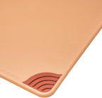 San Jamar Saf-T-Grip Plastic Cutting Board with Safety Hook, 18" x 24" x 0.5", Brown