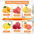 8 Pcs Orange Peeler Tools- Easy Orange & Lemon Fruit Peel Cutter Vegetable Slicer Fruit Tools