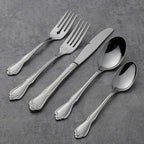 Oneida B552004E True Rose Everyday Flatware Teaspoons, Set Of 4, 5.97" L x 1.26" W