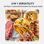 TOSHIBA Inverter Countertop Microwave Oven Air Fryer Combo MASTER Series, Broil, Convection, Speedy Combi, Even Defrost 11.3'' Turntable Sound On/Off, 27 Auto Menu&47 Recipes