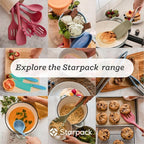 Starpack 'Flex & Flip' Flexible Silicone Turner Spatula (Large) - High Heat Resistant Spatulas for Cooking Egg 600°F - Silicone Pancake Turner Spatula, LFGB Grade Non Stick Rubber Kitchen Utensils