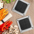 Replacement Chopper Blade Commercial Vegetable Chopper Dicer Stainless Steel Blade for Fruit Cutting Machine Tomato French Fries Cutter (2 * 3/8″ Blade)
