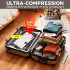 Vacuum Seal Bags for Clothing Travel with Electric Air Pump, FIRRAX 9 Combo Space Saver Vacuum Storage Bags (3 Large+3 Medium+3 Small), Travel Compression Packing for Clothes Luggage and Suitcase