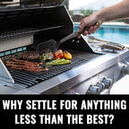 Grillaholics Premium BBQ Grill Tools – The Ultimate Grilling Gift for Dad - Luxury 4-Piece Barbecue Utensils Grill Set with Wooden Gift Box
