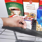 Sterling Shelf Liners for Wire Shelf System: Set of 5 in Graphite: 13.4 x 23.2 inch: Plastic Wire Shelving Mats