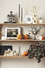 Lenox Vintage Halloween Light-Up House Figurine, 9.25-Inch, Porcelain Haunted House, Halloween Decor Indoor, Fall Decor, Spooky Indoor Decorations (1 Light-Up Figurine) 3 AAA Batteries Not Included