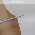 Leather Table Cover,1.8mm Thick,17x72 Inch Desk Cover,Dresser Cover Top,Dresser Protector Top,Dresser Cover,End Table Cover.(Khaki+Silvery,17x72)