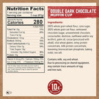 Kodiak Cakes Minute Muffin Cup Variety Pack - 100% Whole Grains, Double Dark Chocolate, Blueberry & Cinnamon Roll (Pack of 12)