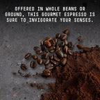 Stone Street Knee Buckling Espresso Coffee, Ground, High Caffeine Blend, Dark Roast, 5 LB