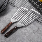 Fish Spatula, 2 Pack Stainless Steel Metal Spatula, Slotted Spatulas for Cooking, Flipping, Turning, Frying and Grilling