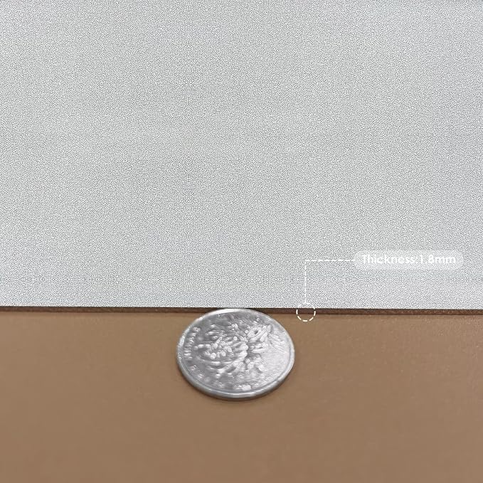 Leather Table Cover,1.8mm Thick,36x72 Inch Table Protector,Table Protector for Dining Room Table,Dining Room Table Protector Pad.(Khaki+Silvery,36x72)