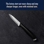 ZWILLING HENCKELS Silvercap Razor-Sharp 3-inch Paring Knife, German Engineered Informed by 100+ Years of Mastery, Black