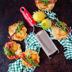 Microplane Gourmet Series Hand Held Cheese Grater (Fine, Red)
