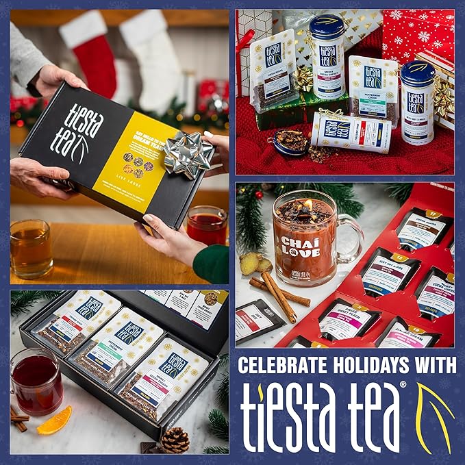 Tiesta Tea - Blackberry Bellini Cold Brew, Loose Leaf, Blackberry Citrus Green Tea, Medium Caffeinated, Cold Brew Packets, Makes 64 oz of Pitcher Per Bag (Pack of 10)