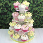 Global Sugar Art Blossoms and Leaves Edible Sugar Cake & Cupcake Flowers, Peach, Small Unwired, 24 Count with leaves by Chef Alan Tetreault