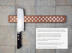 Magnetic Wooden Knife Bar Holder Strip, Cherry or Walnut, 12, 16, 20, or 24 Inch (12 Inch, Cherry)