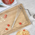 Restaurantware-German Standard 12.6 Inch Ball Whisk, 6 Kitchen Whisks With Silicone Balls - Ergonomic Handle, Dishwashable, Stainless Steel Manual Egg Beater, Durable, For Whisking, Stirring, Mixing