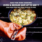GreenPan Chatham Black Prime Midnight Hard Anodized Healthy Ceramic Nonstick, 12" Frying Pan Skillet with Lid, PFAS-Free, Dishwasher Safe, Oven Safe, Black