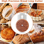 UFO Bread Lame Cutter for Homemade Sourdough,Bread Scorer Tool for Sourdough with 5 Blades and Storage Cover,Slashing Tool Bread Cutting Knife for Artisan Bread and Baguette Makers,Lines