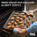 GoodCook Set of 2 Everyday Nonstick XL Cookie Sheet and XL Cooling Grid, Gray