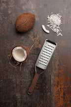 Microplane Master Series Wood Handle Stainless Steel Frame Extra Coarse Blade Cheese Grater