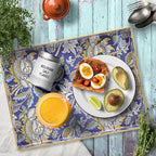 Rectangle Plastic Serving Tray with Handles, Elegant Decorative Tray for Coffee Table, Ottoman, Living Room, Kitchen, and Outdoor Use. 12"*16"*1.6", Wey