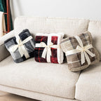 PAVILIA Charcoal Dark Grey Sherpa Throw Blanket for Couch, Plush Flannel Fleece, Soft Fuzzy Cabin for Sofa Bed, Warm Cozy Winter Gift, 50x60