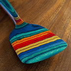 Totally Bamboo Baltique Montego Bay Collection 12-1/2" Wooden Spatula, Safe for Nonstick