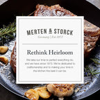 Merten & Storck Pre-Seasoned Carbon Steel 10” Frying Pan Skillet, Use on Induction, Stove and Grill, Durable, Even-Heating, for Searing, Grilling, Oven Use, and Campfire, Indoor/Outdoor
