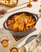 Caraway Enameled Cast Iron Dutch Oven - 8qt Dutch Oven With Lid - 3 Layer Enamel Coating - No Seasoning Required - Compatible With All Stovetops - Oven Safe - No Forever Chemicals - Rust