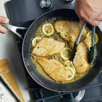 KitchenAid Hard Anodized Induction Nonstick Fry Pan/Skillet with Lid, 12.25 Inch, Matte Black