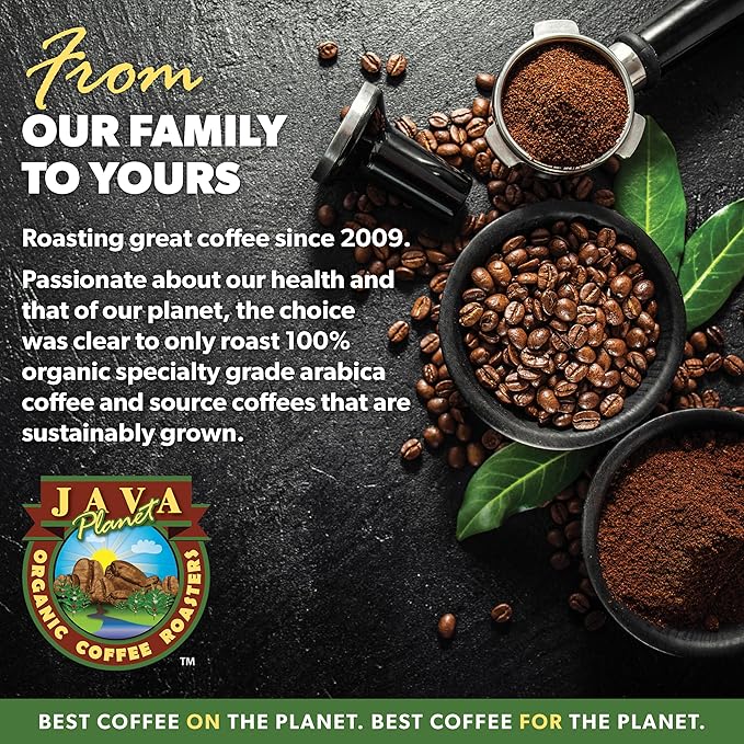 Low Acid Organic Coffee – Whole Bean, Mold-Free & Stomach Friendly by Java Planet, Papua New Guinea Single Origin Coffee, Dark Roast, Smooth Full Flavored, 5LB Bag
