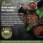 Low Acid Organic Coffee – Whole Bean, Mold-Free & Stomach Friendly by Java Planet, Costa Rican Single Origin Coffee, Dark Roast, Smooth Full Flavored, 1LB Bag