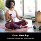 Ninja BC151CR Blast Portable Blender, Cordless, 18oz. Vessel, Personal Blender-for Shakes & Smoothies, BPA Free, Leakproof-Lid & Sip Spout, USB-C Rechargeable, Dishwasher Safe Parts, Cranberry Red