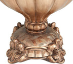 Deco 79 Polystone Solid Decorative Jars, 12" x 8" x 13", Bronze