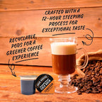 JAVA HOUSE Cold Brew Coffee, Dark Roast Coffee Concentrate Liquid Pods - 1.35 Fluid Ounces (6 count liquid pods per box) Enjoy Hot Or Iced (Sumatran, 6 boxes x 6 pods = 36 Count)