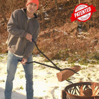 40" Fire Log Tongs Firewood Grabber and Fire Poker Set,Large Fire Pit Tool Outdoor/Indoor Bonfire Campfire Backyard Deck Camping Log Grabber Rustproof Safely Moves Firewood