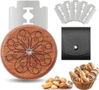 UFO Bread Lame Cutter for Homemade Sourdough,Bread Scorer Tool for Sourdough with 5 Blades and Storage Cover,Slashing Tool Bread Cutting Knife for Artisan Bread and Makers (Circle-black)