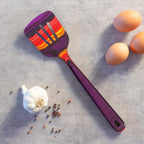 Totally Bamboo Baltique Waikiki Collection 12-1/2" Wooden Slotted Spatula, Safe for Nonstick